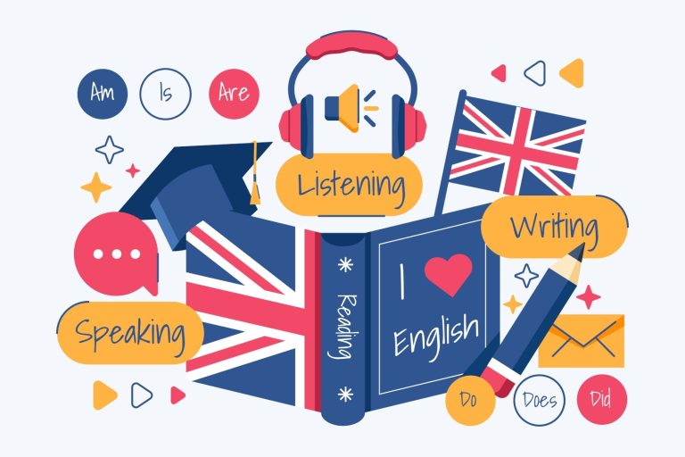 Comparatif des certifications TOEIC TOEFL et IELTS sur bureau avec documents