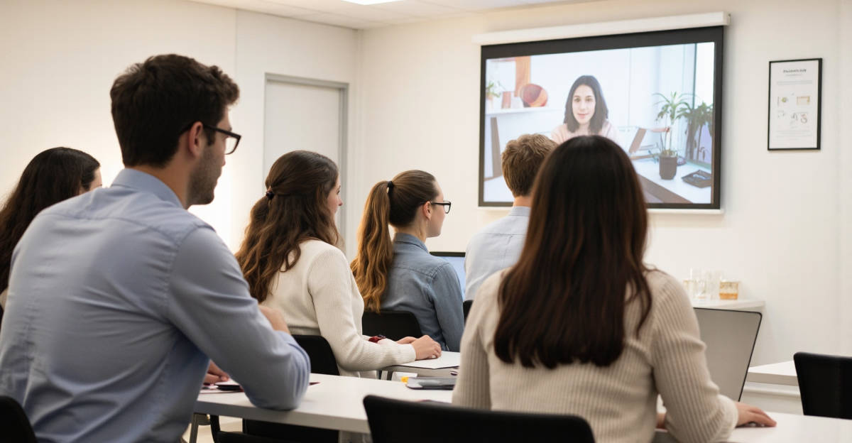 Enseignants en formation continue dans une salle moderne Formiris