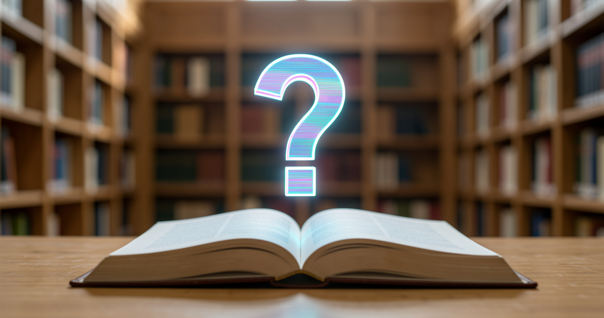 Apprentissage linguistique assisté par IA : hologrammes flottants au-dessus d'un livre ouvert