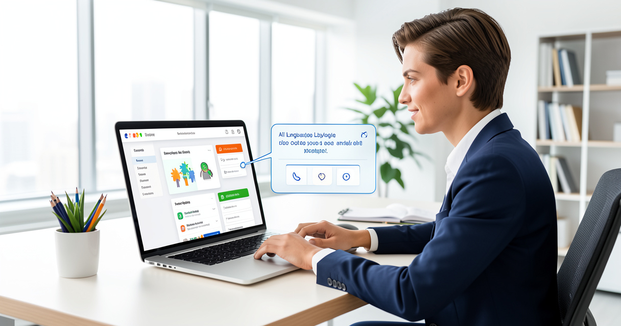 Apprendre l'anglais professionnel avec l'intelligence artificielle en entreprise